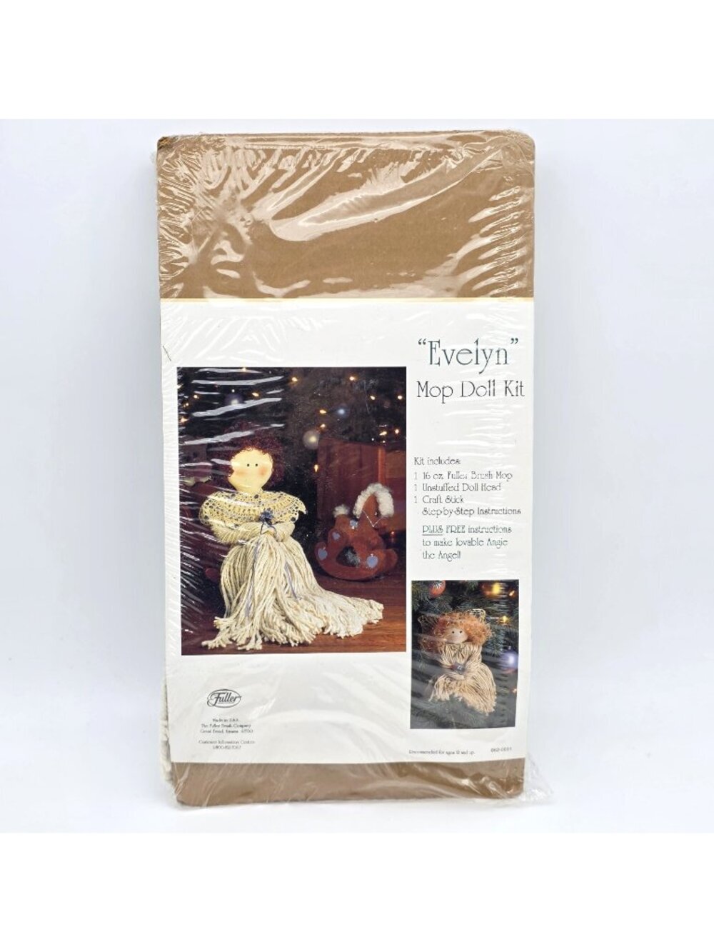 Fuller Brush Co Mop Doll Kit Evelyn and Angel Patterns Country Primitive USA